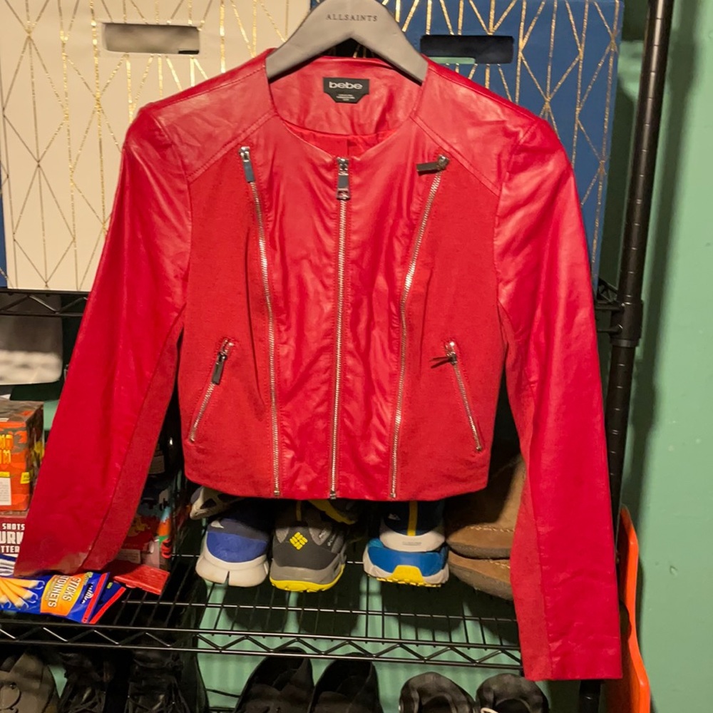Bebe faux leather jacket